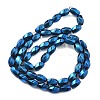 Electroplated Synthetic Non-magnetic Hematite Beads Strands G-P545-G02-02E-2