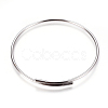 Non-Tarnish Adjustable 304 Stainless Steel Bangles Making MAK-I013-02-P-1