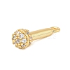 Brass Micro Pave Cubic Zirconia Pendatns KK-I380-04G-2