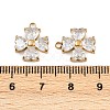 304 Stainless Steel Micro Pave Cubic Zirconia Pendants STAS-I352-07G-B01-3