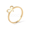 Real 18K Gold Plated 304 Stainless Steel Adjustable Finger Ring RJEW-L115-01G-04-1