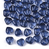Transparent Spray Painted Glass Beads X-GLAA-N035-02-E02-1