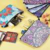 6Pcs 6 Colors Polyester Tarp Zip Cosmetic Pouches ABAG-SZ0001-25-4