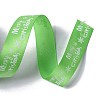 25 Yards Christmas Theme Printed Polyester Ribbon OCOR-C004-02B-3