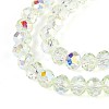 Transparent Glass Beads Strands EGLA-N016-3mm-06-3