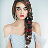 12Pcs Star Iron Snap Hair Clips OHAR-CP0001-24A-5