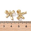 304 Stainless Steel Bowknot Charms High Polished X-STAS-L022-395G-02-3