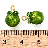 Alloy Enamel Pendants PALLOY-S032-01A-026-3