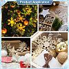 200Pcs Christmas Theme Unfinished Wood Snowflake Sheets FIND-BC0014-53-5