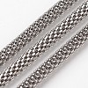 Non-Tarnish 3.28 Feet 304 Stainless Steel Mesh Chains X-CHS-K001-07-1