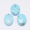 Natural Howlite Pendants G-K178-18-2