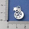 S925 Sterling Silver Pendant STER-H115-03D-S-3