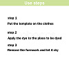 2Pcs 2 Style Acrylic Tie-Dye Template DIY-CP0008-78F-4