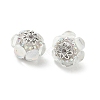 Acrylic Rhinestone Rondelle Beads CLAY-NH0003-02AS-07-2