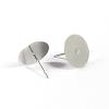 Tarnish Resistant 304 Stainless Steel Stud Earring Settings STAS-D431-22-1