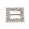 Square Alloy Buckles JEWB-WH0014-10B-1