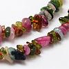Natural Multicolor Tourmaline Beads Strands G-F328-37-3