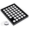 Acrylic Diamnond Gemstone Display Boxes CON-WH0089-170B-1