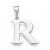Non-Tarnish 304 Stainless Steel Pendants STAS-F106-95P-R-1