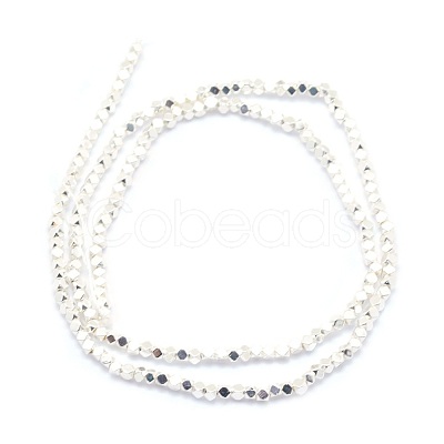 Electroplate Non-magnetic Synthetic Hematite Beads Strands G-L485-10C-S-1