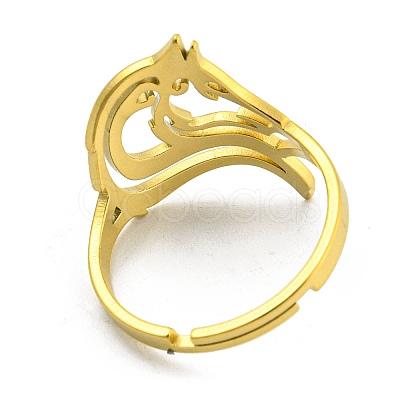 304 Stainless Steel Rings RJEW-R142-02G-1