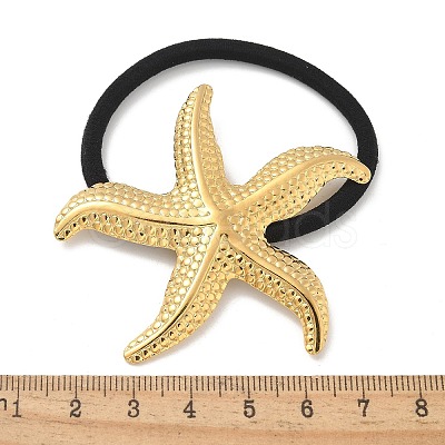 304 Stainless Steel Hair Ties Ion Plating(IP) OHAR-M043-01G-1