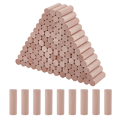 100Pcs Beech Wood Craft Sticks DIY-NB0014-58-1