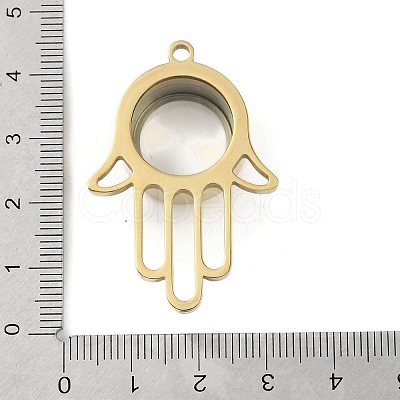 Ion Plating(IP) 304 Stainless Stee Locket Pendants STAS-S132-11G-02-1