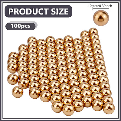 Brass Beads KK-NB0004-09A-1