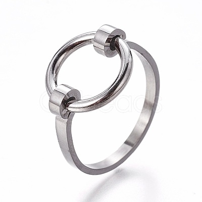 304 Stainless Steel Finger Rings RJEW-E158-08P-18mm-1