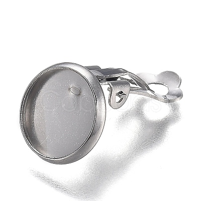 Tarnish Resistant 304 Stainless Steel Clip-on Earring Setting LS-STAS-I166-33P-1