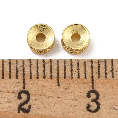 Rack Plating Brass Micro Pave Cubic Zirconia Beads KK-U030-29G-01-1
