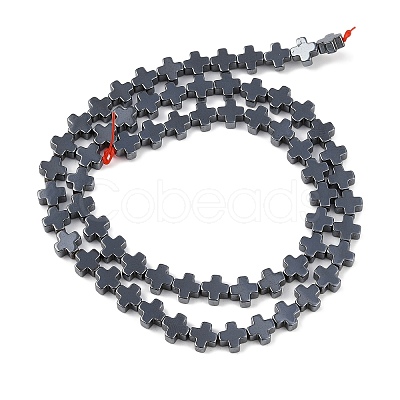 Synthetic Non-magnetic Hematite Beads Strands G-J211-A01-03-1