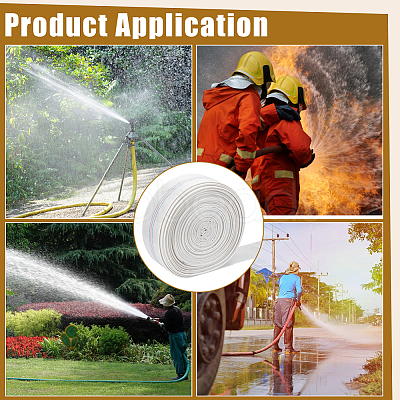 1 Roll PVC & Polyester Garden Water Hose AJEW-BC0011-18A-1