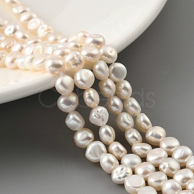 Natural Cultured Freshwater Pearl Beads Strands PEAR-A006-03D-X-1