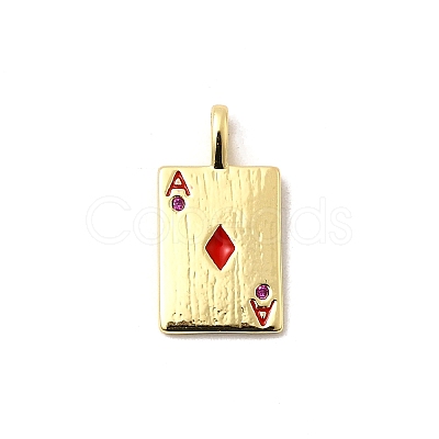 Rack Plating Brass Pendants KK-A268-01G-1