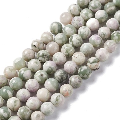 Natural Peace Jade Beads Strands X-G-G905-07-1