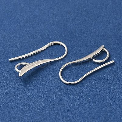 Brass Earring Hooks KK-H502-12S-1