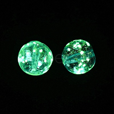 Luminous Handmade Gold Sand Lampwork Beads FOIL-B001-07D-1