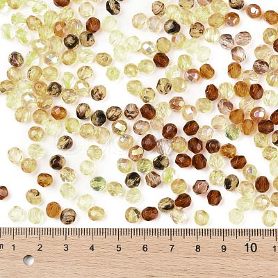 Fire-Polished Czech Glass Beads LAMP-O017-151-YM6-1