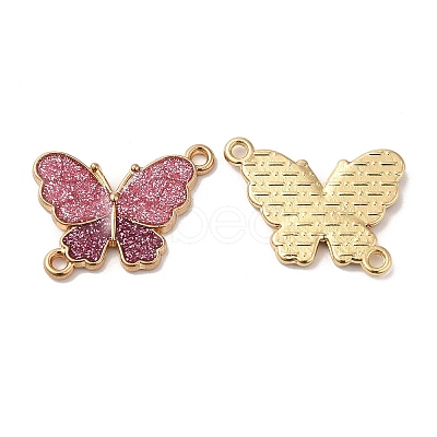Rack Plating Alloy Enamel Connector Charms ENAM-K069-22G-03-1