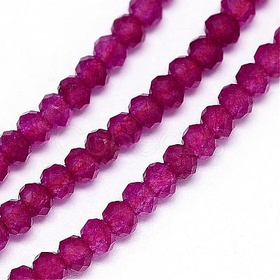 Natural White Jade Bead Strands G-G914-2mm-06-1