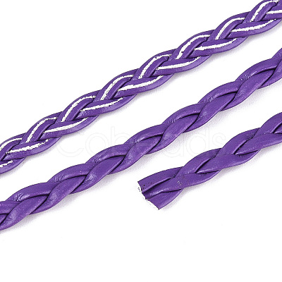 Braided Imitation Leather Cords LC-S002-5mm-09-1