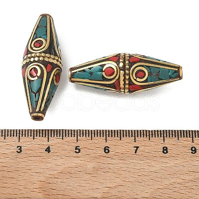 Handmade Tibetan Style Beads KK-Z157-09AG-01-1