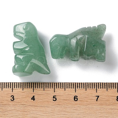 Natural Green Aventurine Carved Healing Dinosaur Figurines G-B062-07B-1