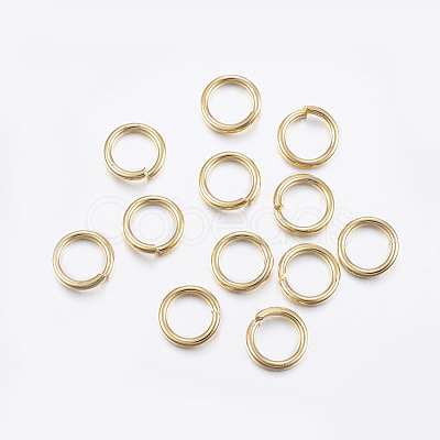 304 Stainless Steel Open Jump Rings X-STAS-L187-9x1.5mm-G-1