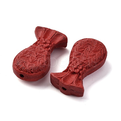 Cinnabar Beads CARL-K001-25-1
