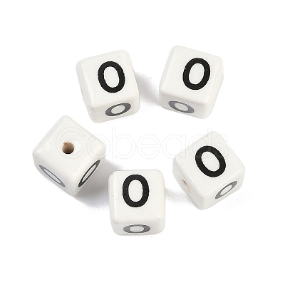 Porcelain Beads PORC-R003-08O-1