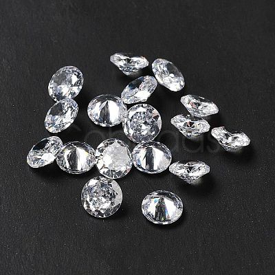 Cubic Zirconia Cabochons ZIRC-M002-7mm-007-1