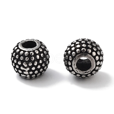 304 Stainless Steel Beads Hand Polished STAS-M057-20AS-1